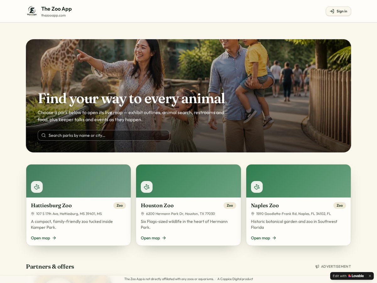 The Zoo App